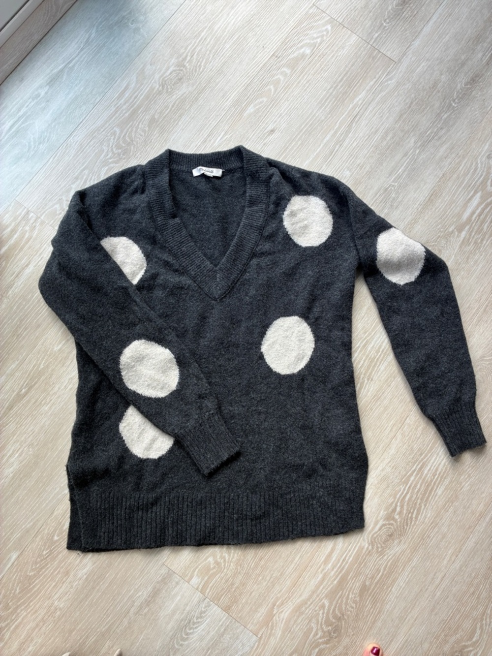 Madewell Charcoal Gray Knit Sweater